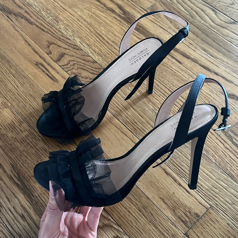 Halogen black heels